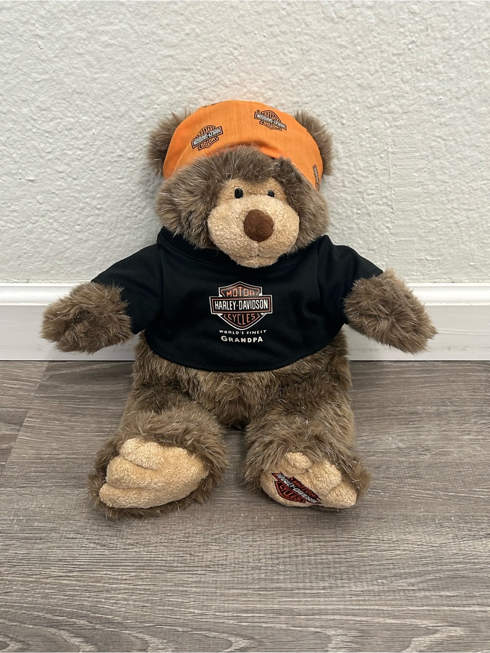 Harley-Davidson Grandpa Teddy Bear Plush